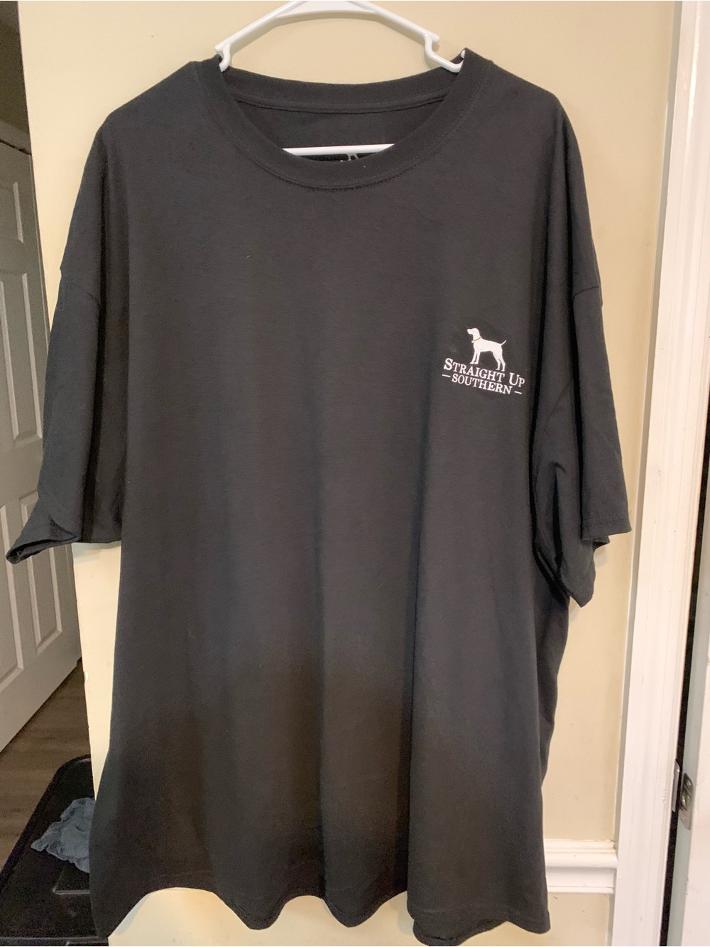 Men's Black Short Sleeve Logo T‑Shirt